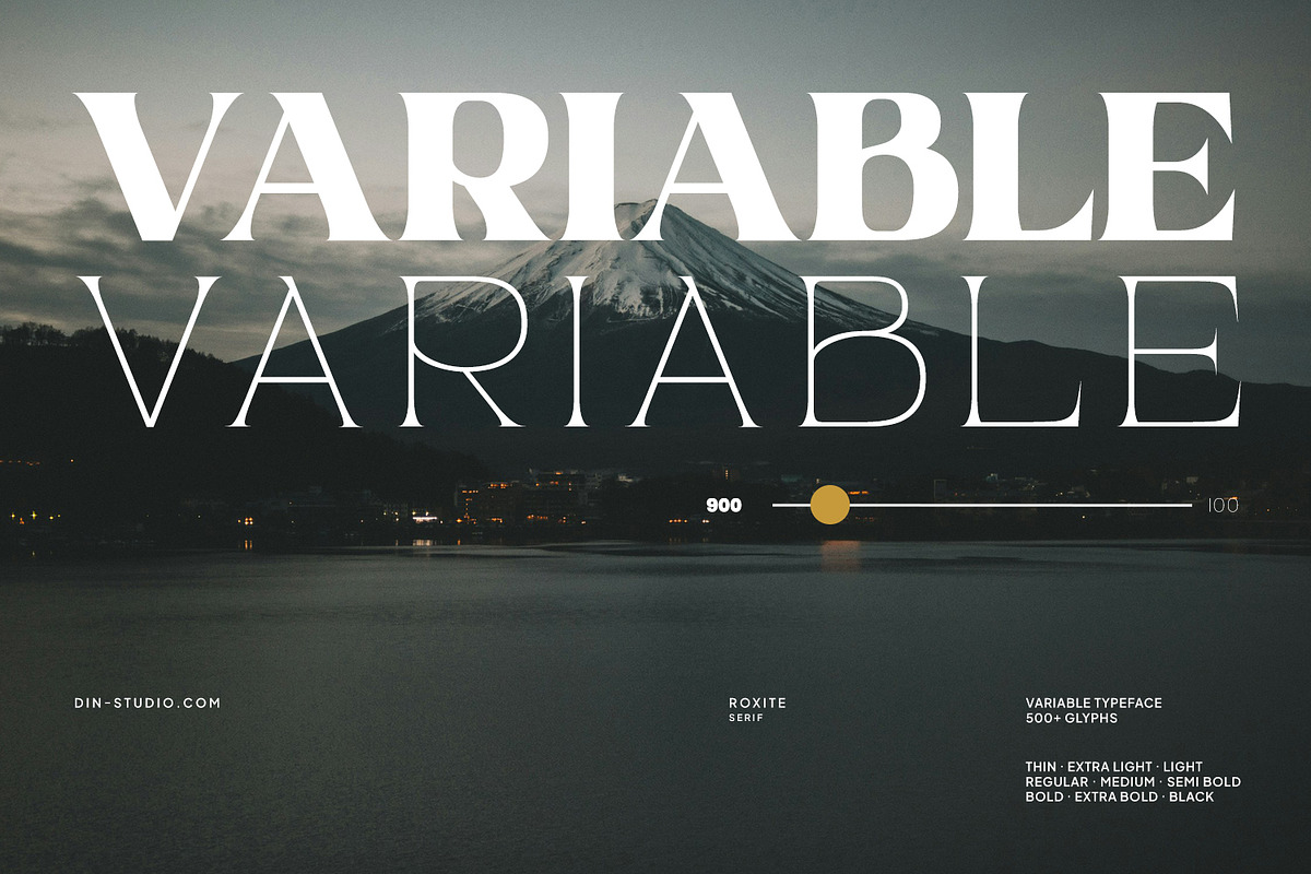 Roxite, a Serif Font by din-studio.com (Photo 11 of 16)