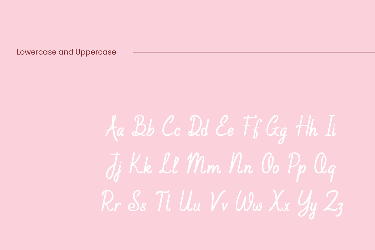 PGR Rustica - Script Font, a Script Font by Pikgura (Photo 2 of 6)