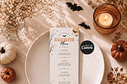 Elegant Halloween Menu Template, an Invitation Template by Arslan (Thumbnail 4 of 5)