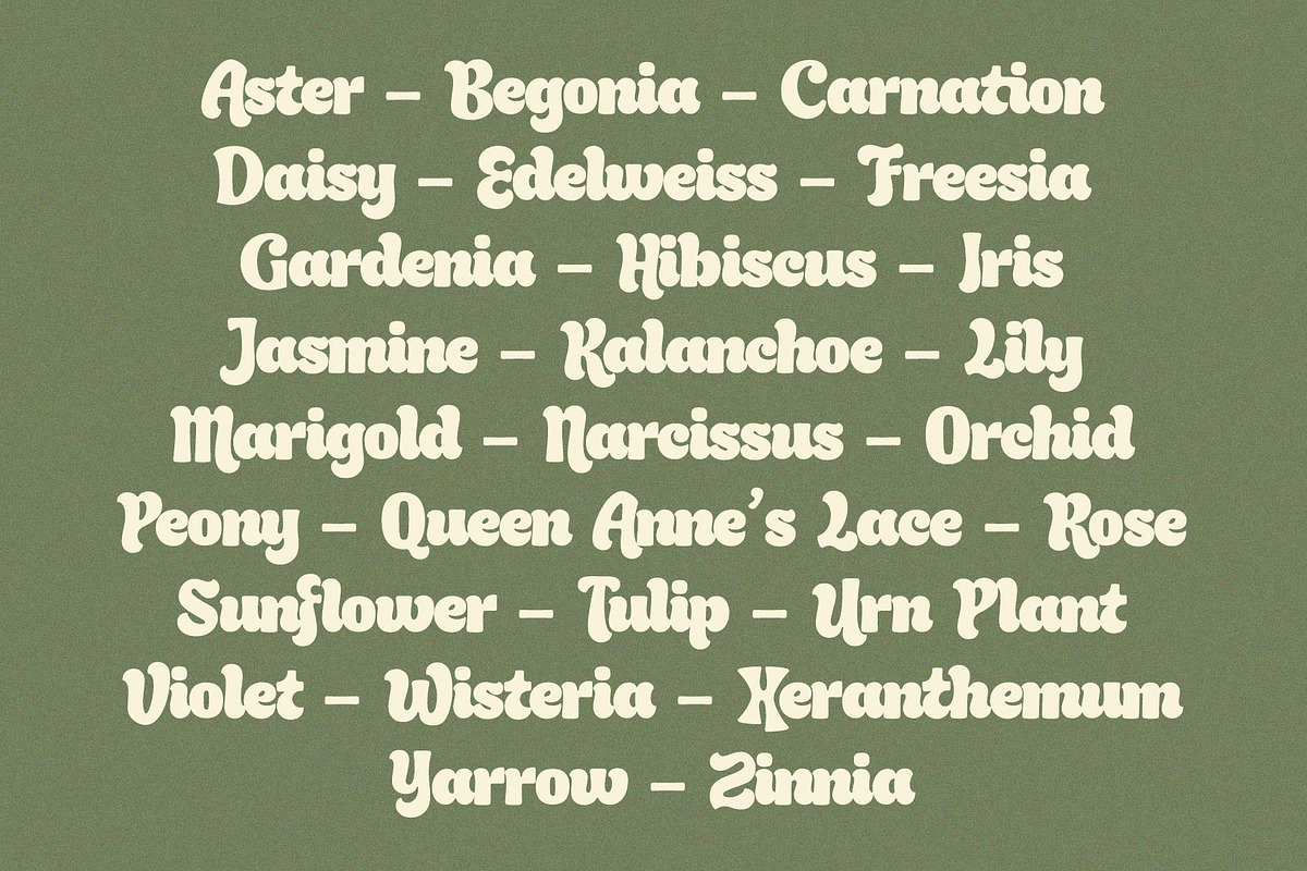 Rockout - Modern Groovy Font, a Font by Subectype Studio (Photo 9 of 10)