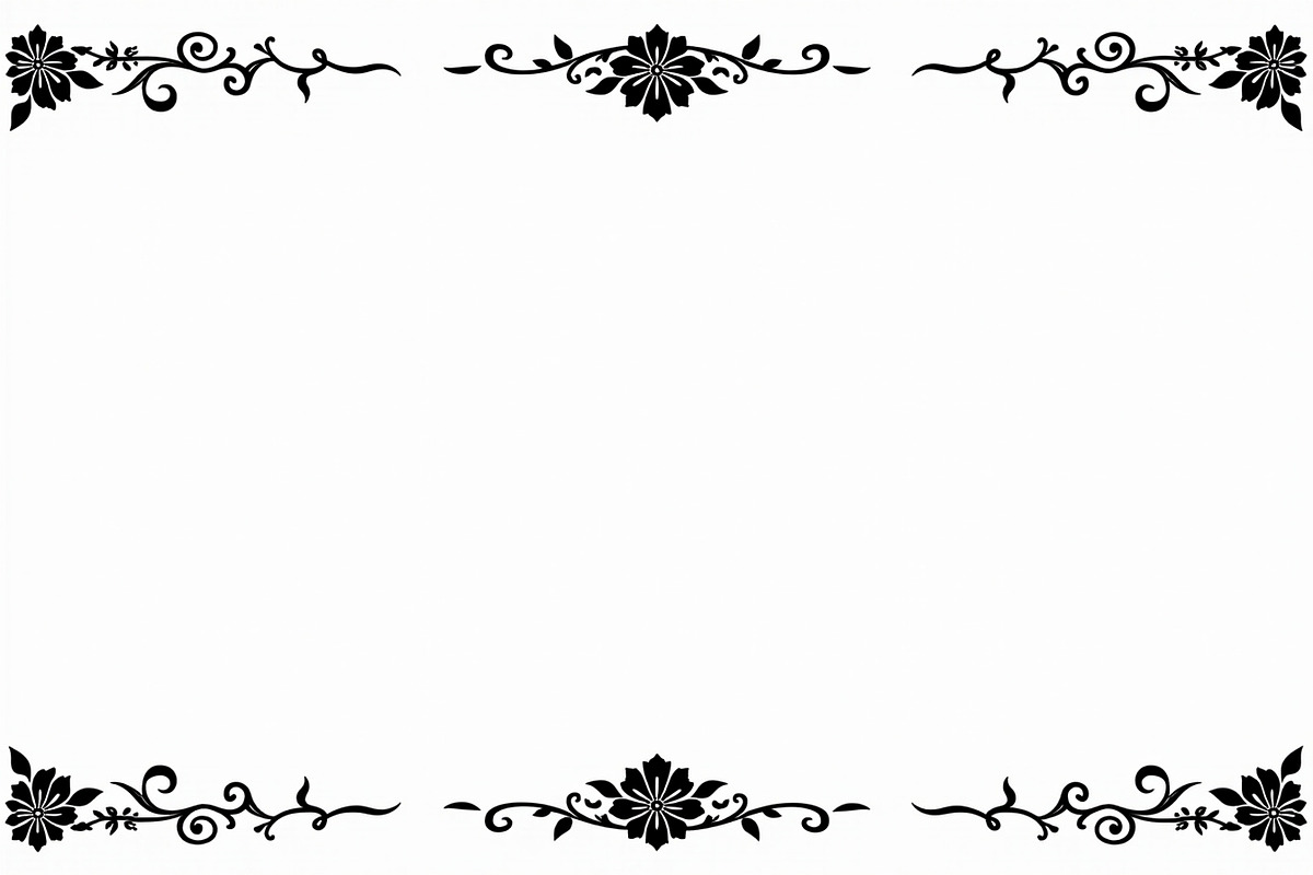 Elegant Border Silhouette Set, an Illustration by musafir_fashion (Photo 8 of 9)