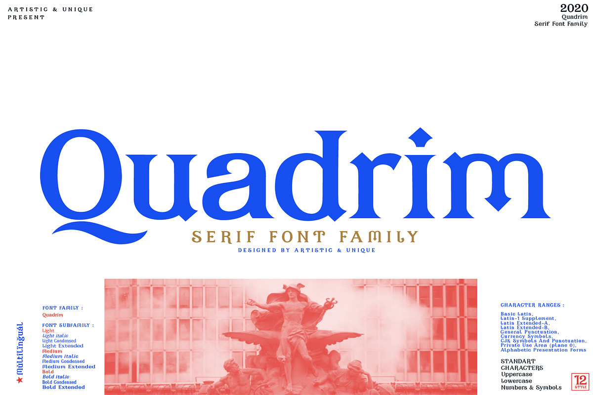 Quadrim - Serif Font Family preview 2