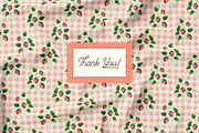 Cottage Strawberry Clipart & Pattern, a Pattern Graphic by PATTERNS etc. (Thumbnail 16 of 16)