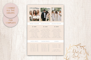 PSD Photo Price Card Template 17