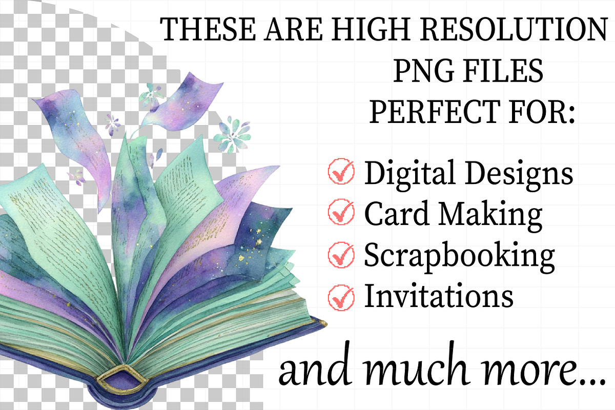 Literary Living Clipart Bundle, an Illustration by Daily.Designs (Photo 2 of 8)