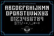 LOS JEFES, a Font by jakejarkor (Thumbnail 3 of 4)