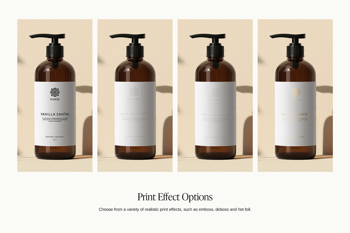 Amber Dispenser Bottle Mockup Bundle, a Packaging Mockup by Wildfield Studio (Photo 6 of 17)