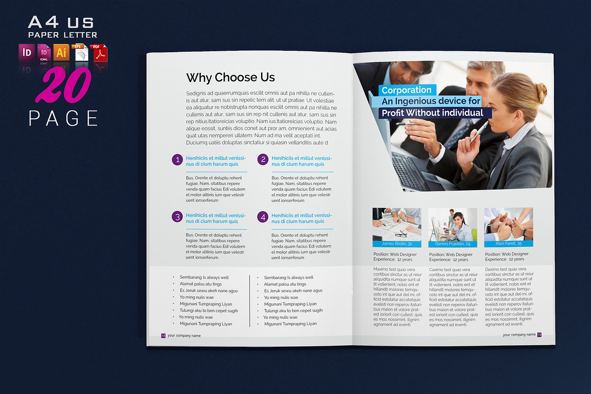 Multipurpose Brochure, a Brochure Template by artico (Photo 11 of 11)