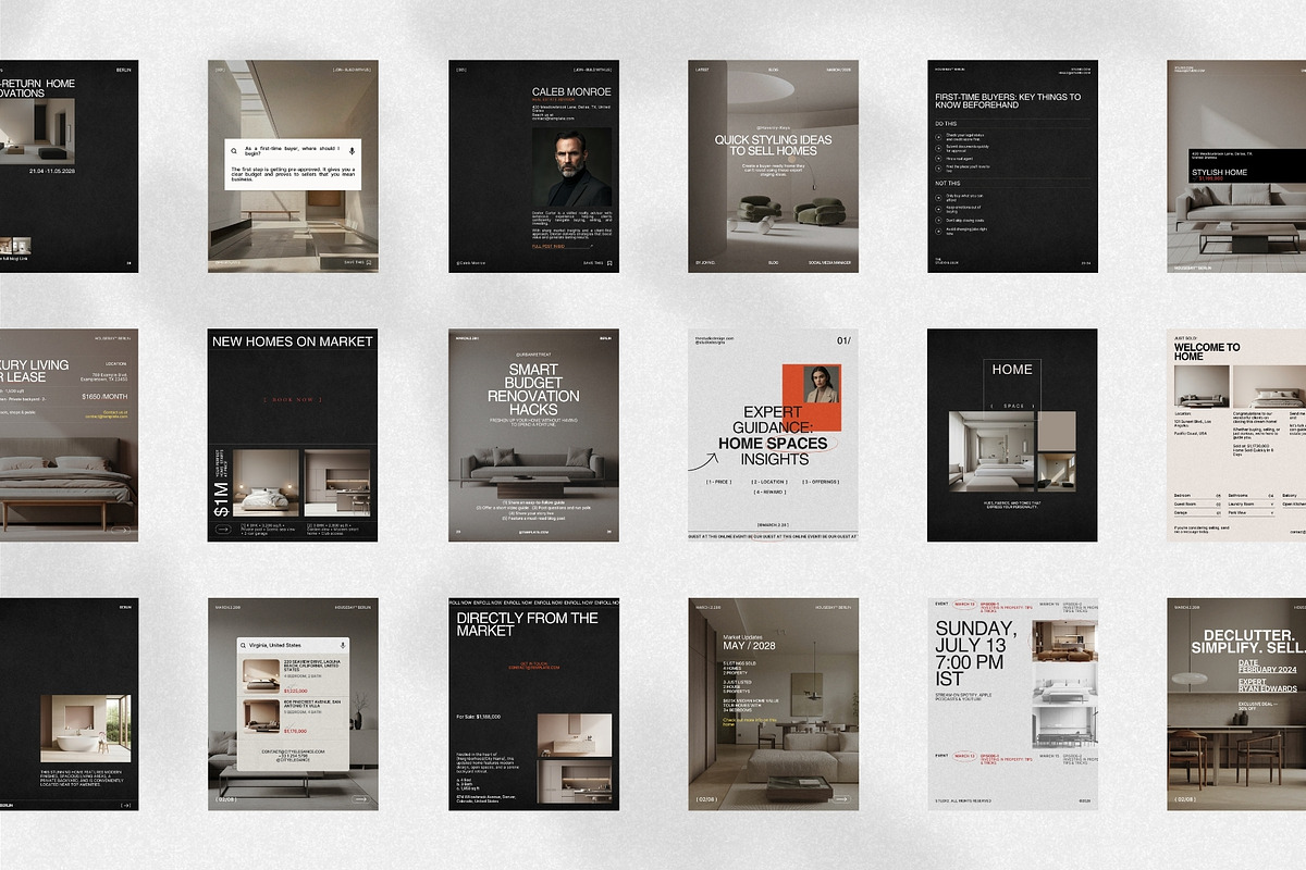 Real Estate Instagram Templates, a Social Media Template by Prapti Design (Photo 7 of 10)