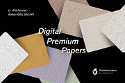 20 Premium Hand-Made Paper Textures, a Texture Graphic by brushapes.com (Thumbnail 3 of 10)