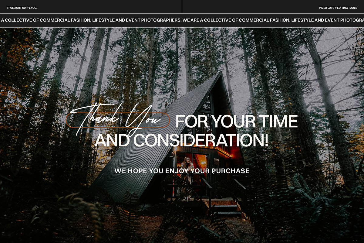 Cozy Cabin - Video LUTs, a Brushes & More by Truesight Supply Co. (Photo 3 of 6)