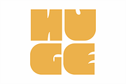 Chunky Junk - Thick Display Font, a Sans Serif Font by Sombrero Craft (Thumbnail 3 of 4)