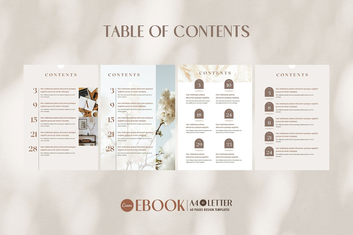 eBook PDF Templates Canva Shadow, a Magazine Template by Keikoya (Photo 9 of 18)