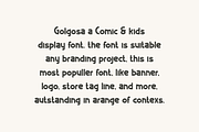 Golgosa - Comic & Kids Font, a Sans Serif Font by Iqsiart Studio (Thumbnail 5 of 7)