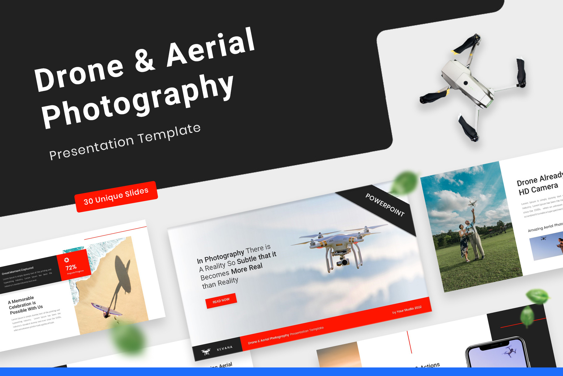 Drone &Aerial Photography PPT Template