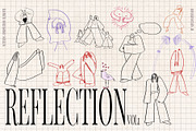 Reflection Scribble & Posters, an Object Graphic by nadispasibenko (Thumbnail 7 of 15)