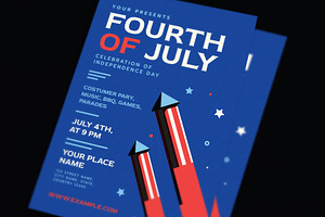 Fourth Of July Celebration Flyer