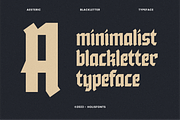 Aesteric Blackletter Gothic Font, a Blackletter Font by 24Design Studios (Thumbnail 2 of 8)