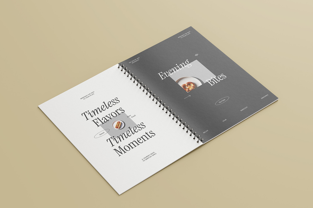 Nostalgic Menu Book - Menew, a Brochure Template by fakhroo (Photo 13 of 18)