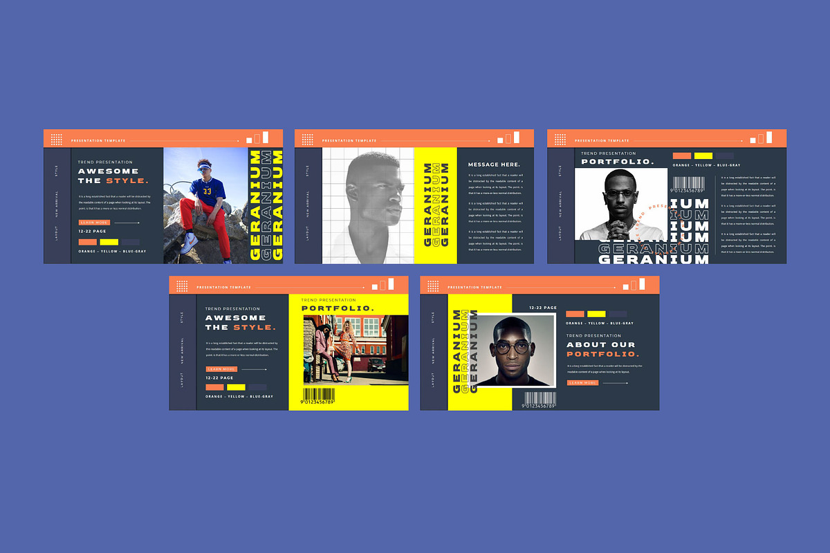 GERANIUM Google Slide Template, a Presentation Template by GridlineType (Photo 4 of 9)