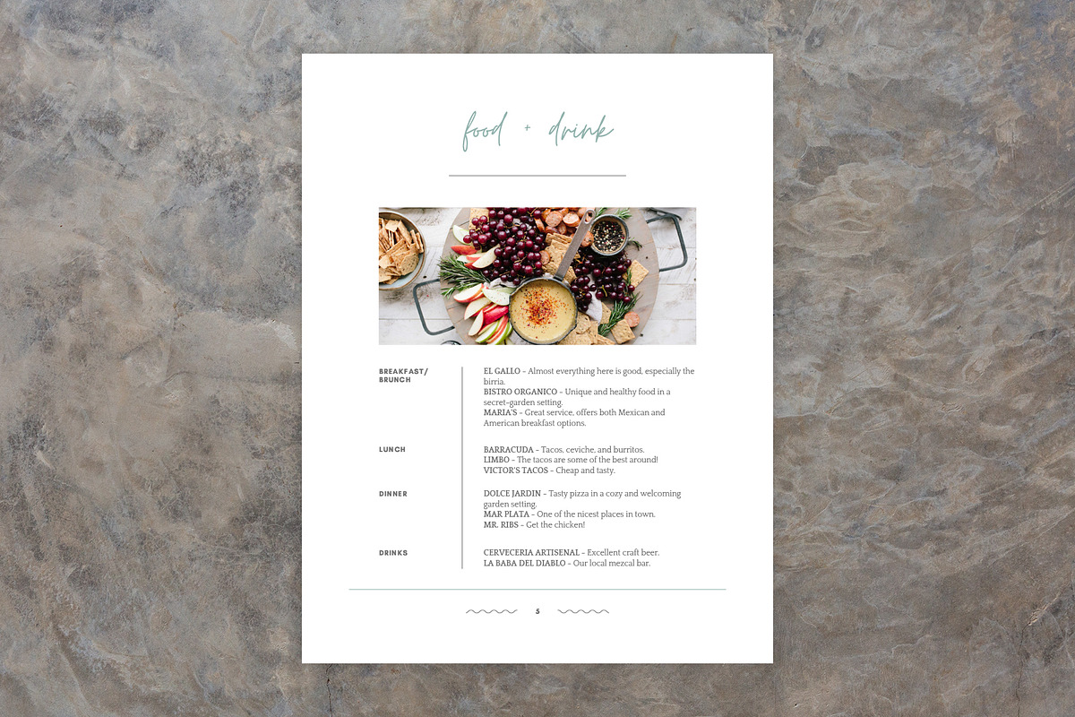 Beach House Welcome Book for Airbnb, a Templates & Theme by Kin Studio (Photo 14 of 17)