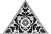 Decorative Celtic Triangle Floral, an Object Graphic by Creativeshirt (Thumbnail 4 of 18)