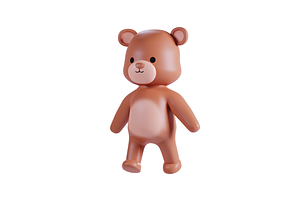 3D Pack Cute Animal Bear