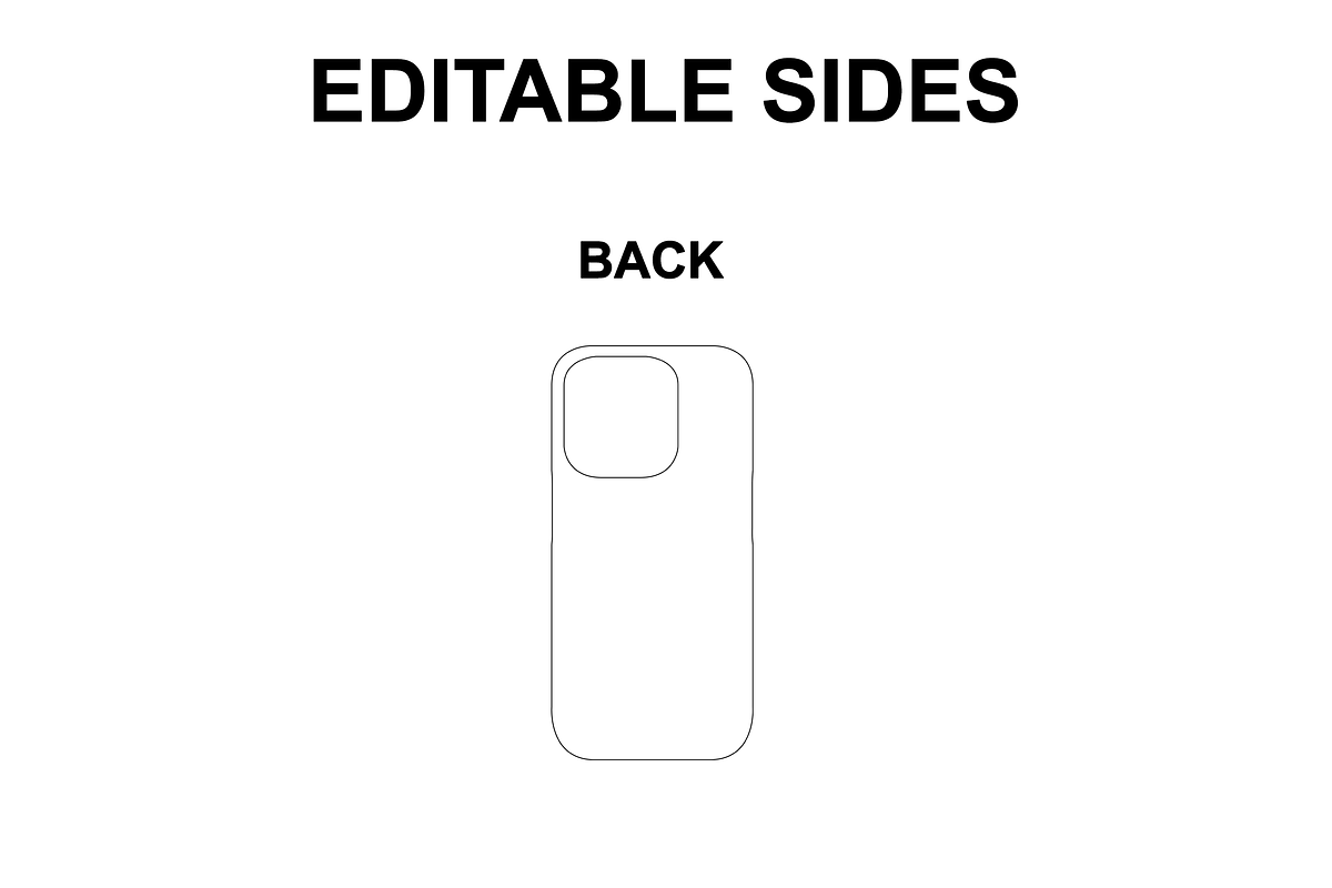iPhone Case Vector Mockup, an iPhone Mockup by Infinity Mockups (Photo 2 of 6)