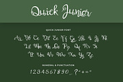 Quick Junior Decorative Calligraphy, a Script Font by UICreative (Thumbnail 5 of 5)