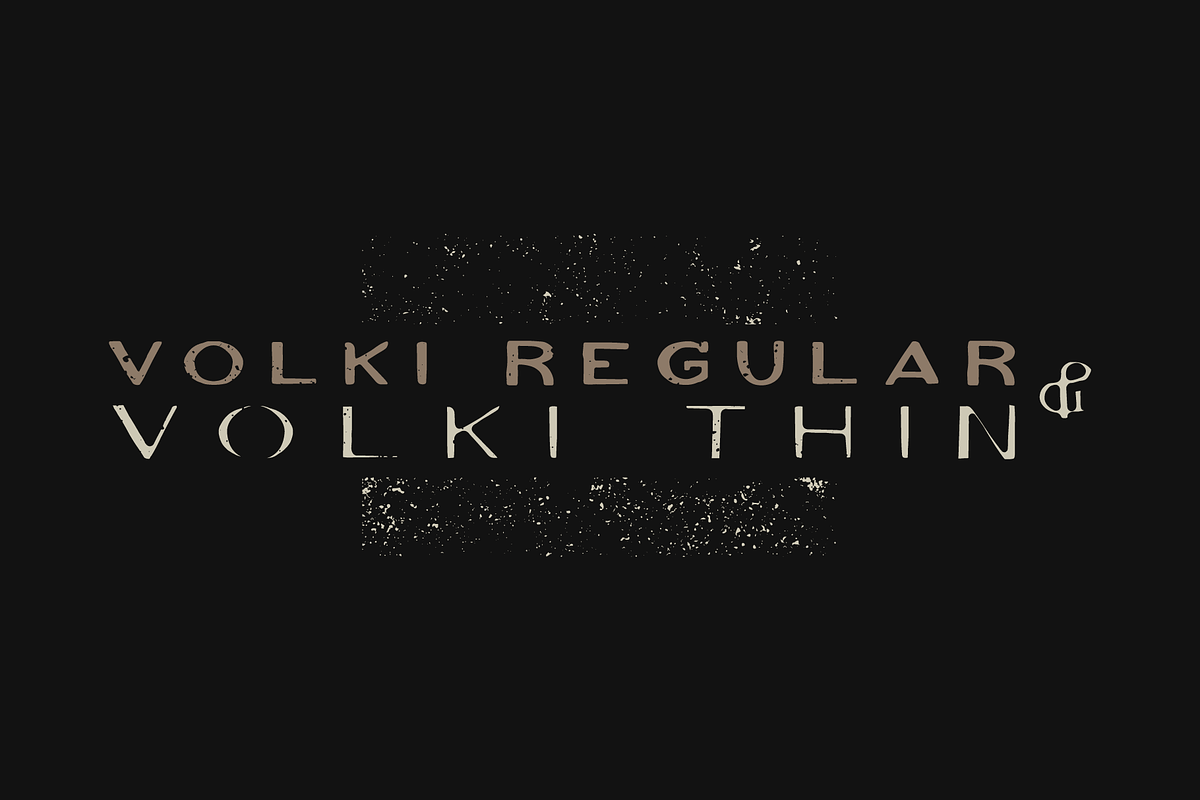 VOLKI - Vintage Handwritten Typeface preview 2