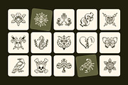 Animated Hand Drawn Tattoos Art Set, a Solid Icon by Vectors Market (Thumbnail 3 of 4)