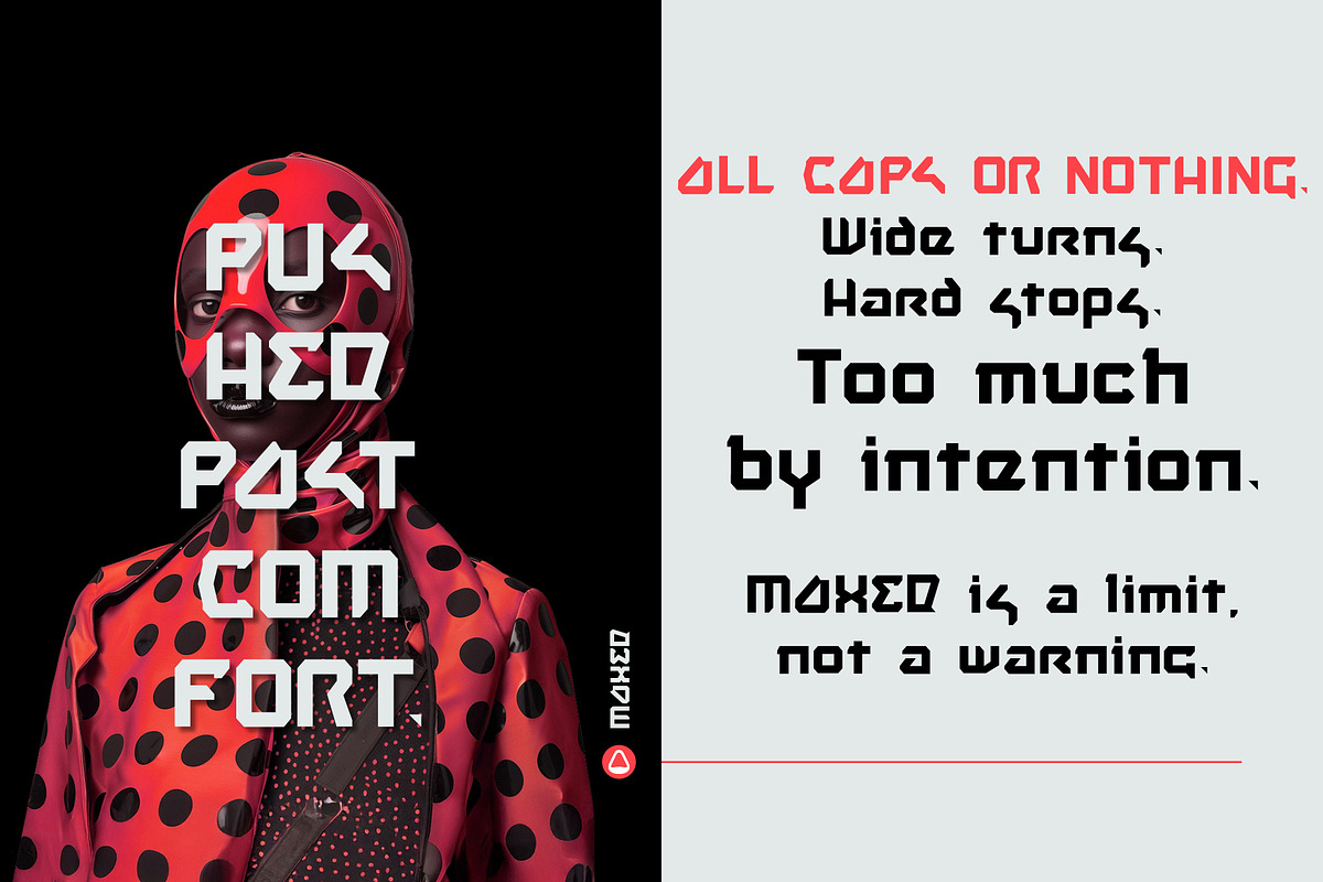 Maxed, a Sans Serif Font by Fontanatype (Photo 5 of 5)