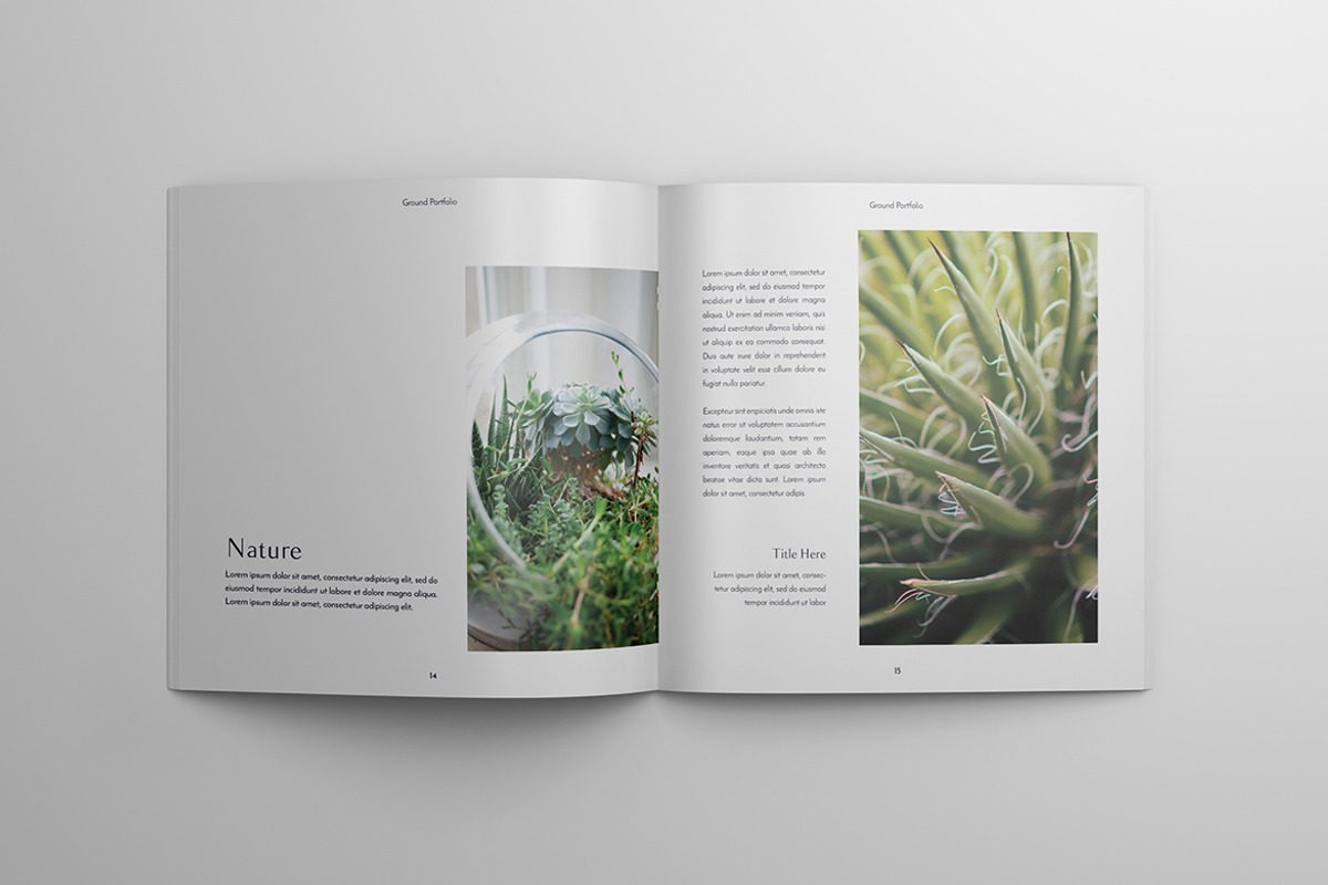 Square Magazine Template, a Magazine Template by MA-KING_ART