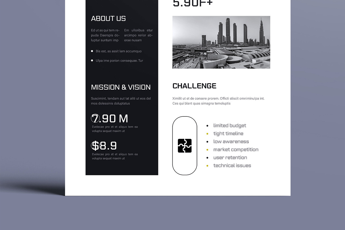 Case Study Flyer Template, a Flyer Template by MightyDesign (Photo 3 of 8)