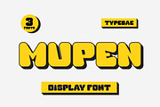 Mupen – Neubrutalism Bold, a Sans Serif Font by Typebae (Thumbnail 1 of 7)