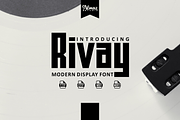 Rivay, a Sans Serif Font by almazstudio (Thumbnail 1 of 10)