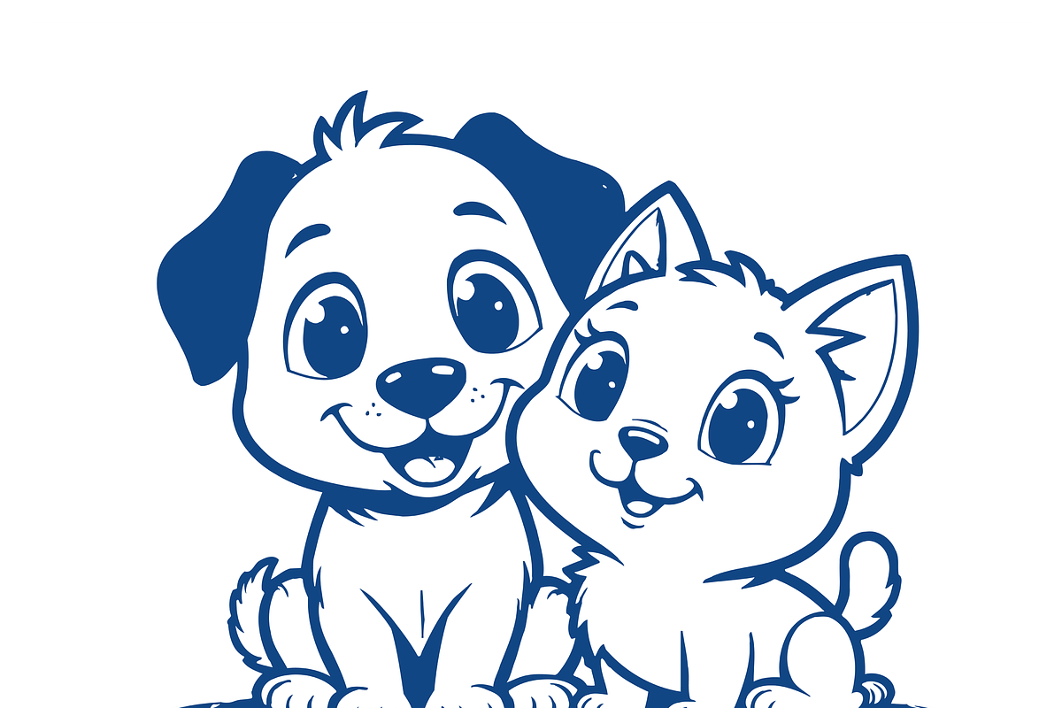 Adorable Pets Vector Graphics, a Person Illustration by CarWrap design (Photo 3 of 4)