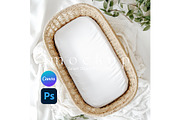 Baby Crib Sheet Mockup, a Product Mockup by EmpaviMockups (Thumbnail 1 of 5)