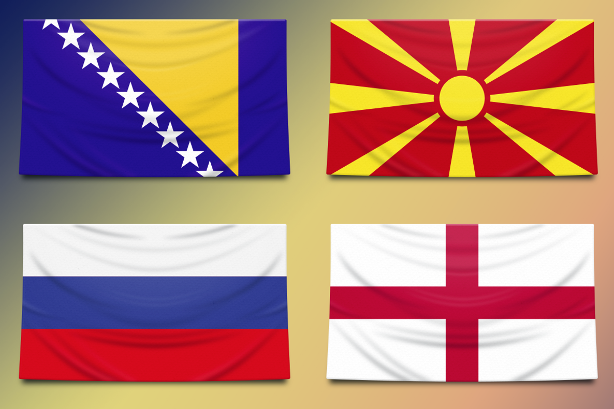 Vectorial country flags 100+ preview 5