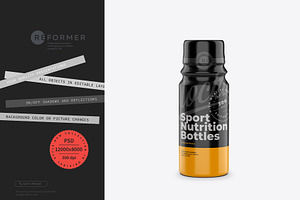 Sport Nutrition Bottles Mockup