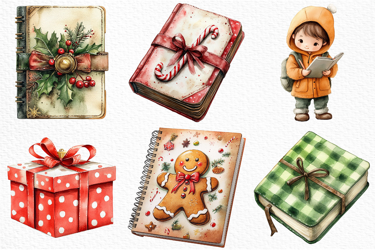 Christmas Planner Clipart, an Illustration by Craft Nest (Photo 4 of 6)