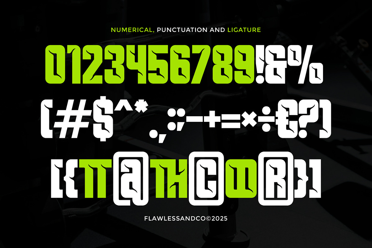 Monvark - Modern Condensed Sport Fo, a Font by Flawless And Co (Photo 10 of 10)