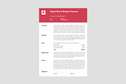 One Page Proposal, a Stationery Template by Pixul (Thumbnail 4 of 6)