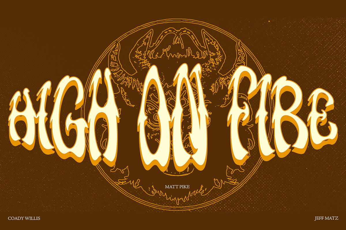 Grimelith - Psychedelic Whimsy Font, a Font by riff.type (Photo 6 of 9)