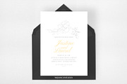 Elegant Floral Wedding Suite, an Invitation Template by Azka Creative (Thumbnail 2 of 5)