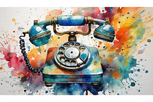Watercolor-style artistic image of a, an Arts & Entertainment Photo by Igor Tichonow