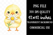 Watercolor Spring Easter Clipart, an Illustration by Designking (Thumbnail 4 of 5)
