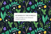 Summer in the forest illustrations, a Decorative Illustration by Robusta (Thumbnail 1 of 4)