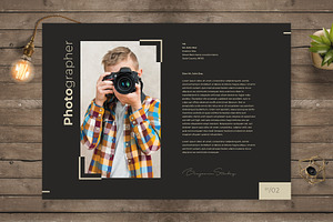 Photographer Resume CV Template 41