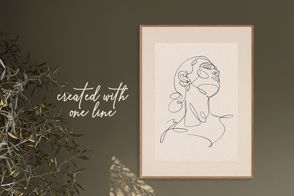 SHE - One line art women set, a Person Illustration by Anna.Klets (Photo 8 of 10)